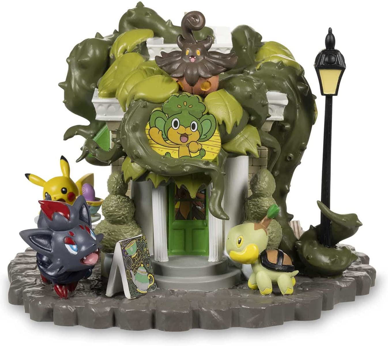 Pokemon Haunted Village Figure - Pansage Creeping Vines Tea Shop