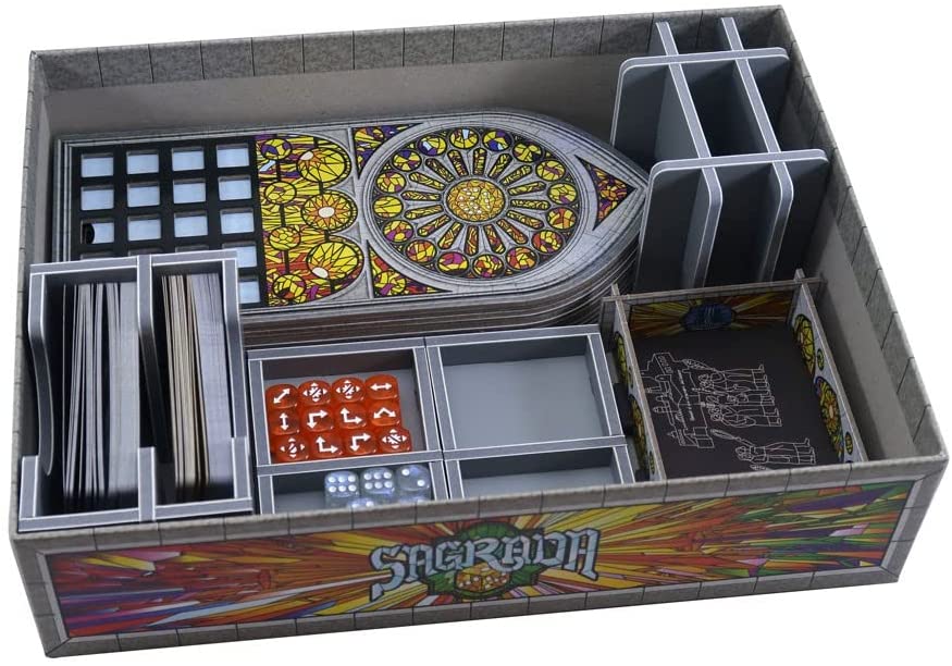 Folded Space Sagrada and Expansions Board Game Box Inserts