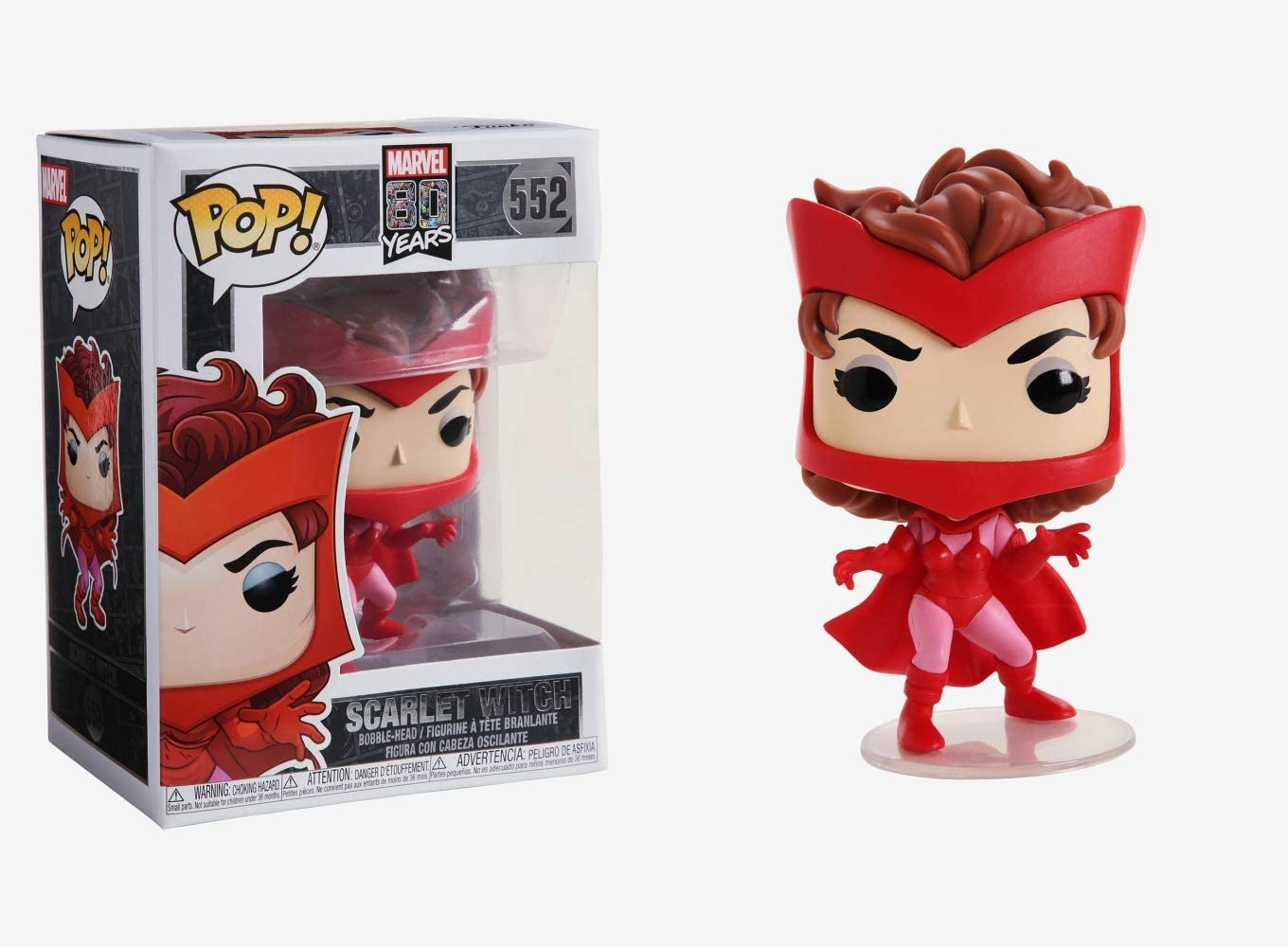 Funko Pop! Marvel: 80th Anniversary - Scarlet Witch (First Appearance) #552