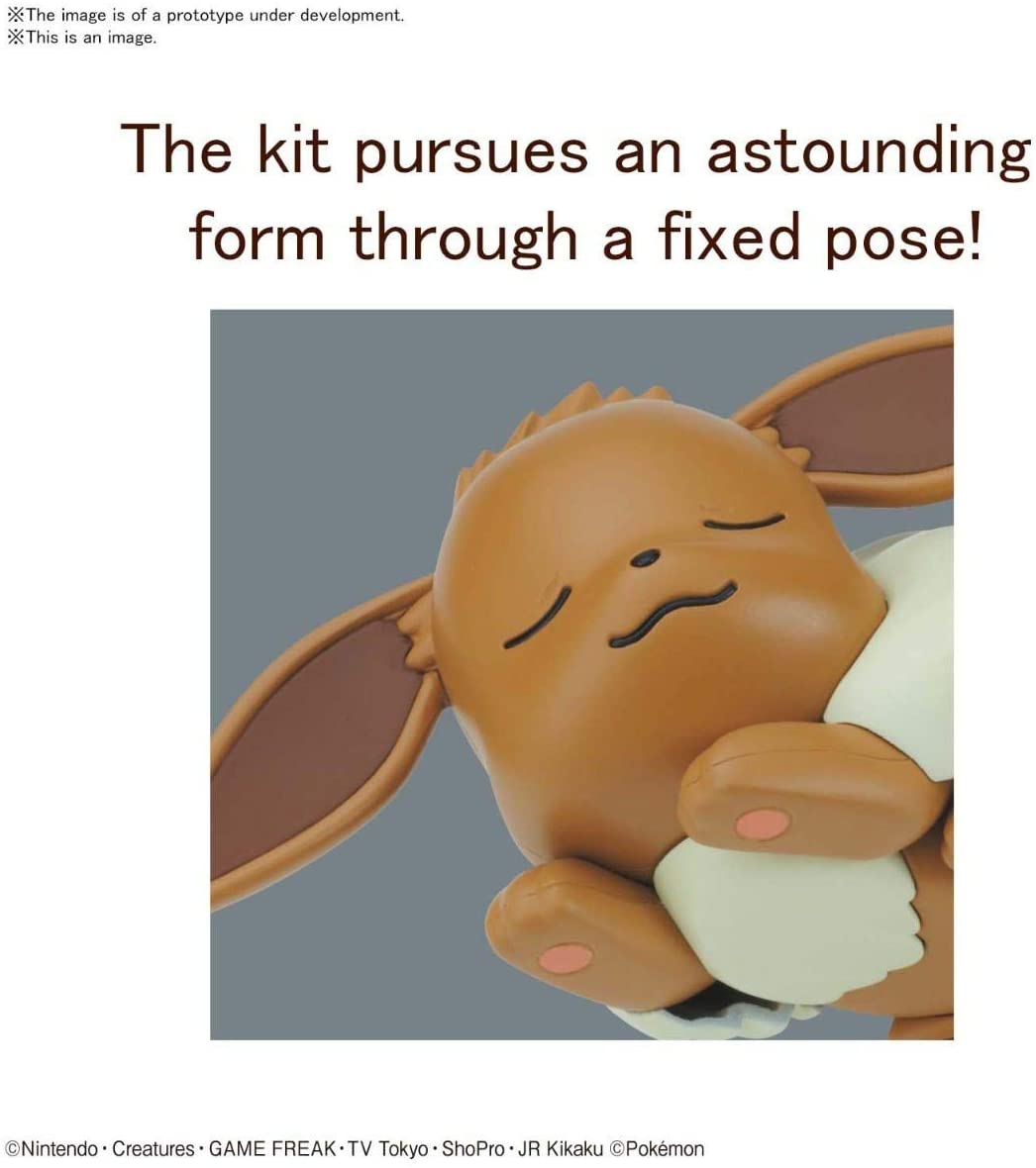 Bandai Quick!! Model Kit - Pokemon Eevee (Sleeping Pose) 07