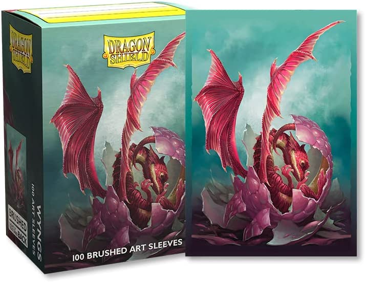 Dragon Shield 100ct Standard Card Sleeves - Brushed Art - Baby Dragon Wyngs