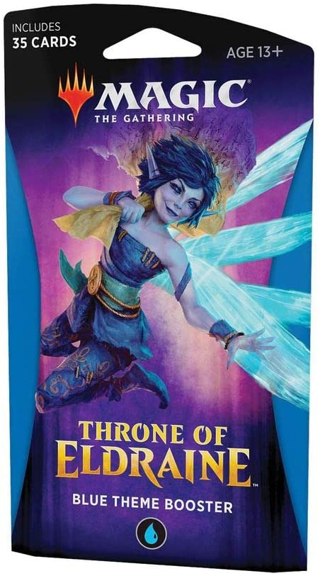 Magic: The Gathering Theme Booster Pack - Throne of Eldraine - Blue Collectors Emporium NY Magic: The Gathering Theme Booster Pack - Throne of Eldraine - Blue Collectors Emporium NY