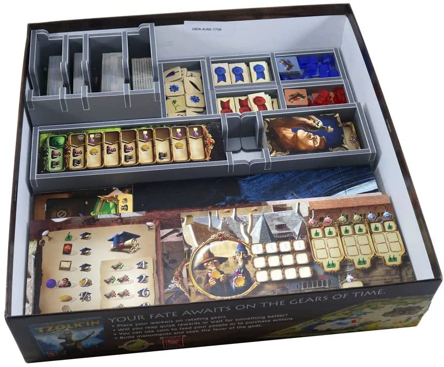 Folded Space Alchemists and The Kings Golem Expansion Board Game Box Inserts