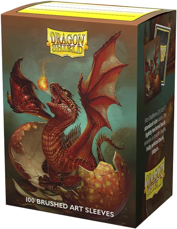 Dragon Shield 100ct Standard Card Sleeves - Brushed Art: Sparky Collectors Emporium NY Dragon Shield 100ct Standard Card Sleeves - Brushed Art: Sparky Collectors Emporium NY