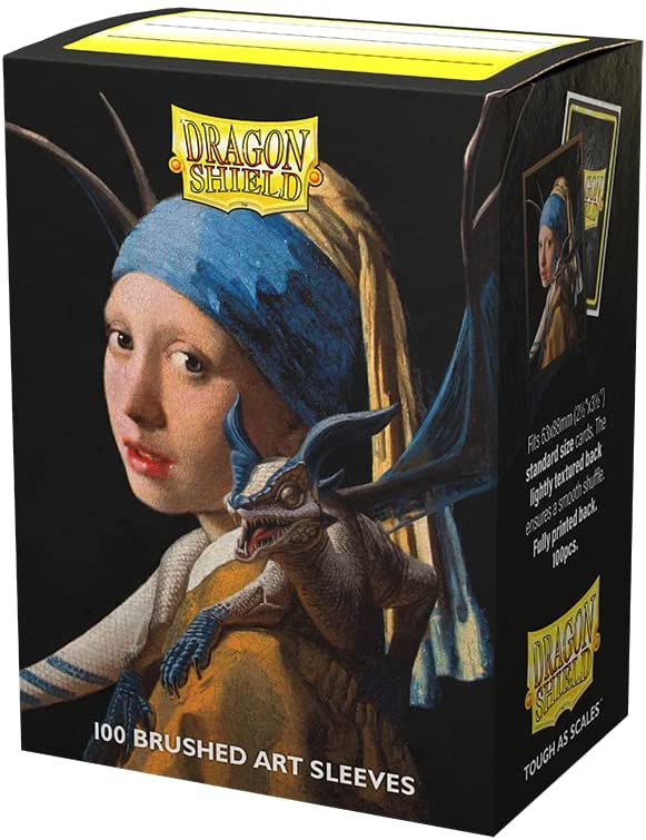 Dragon Shield 100ct Standard Card Sleeves - Limited Edition Art: Brushed Girl with a Pearl Earring
