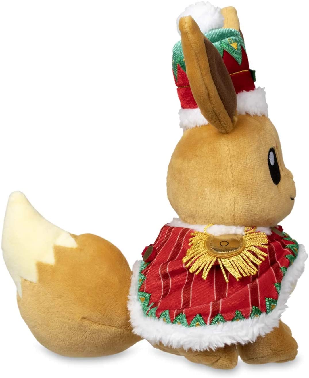 Pokemon 8 Inch Poke Plush - Holiday Extravaganza Eevee
