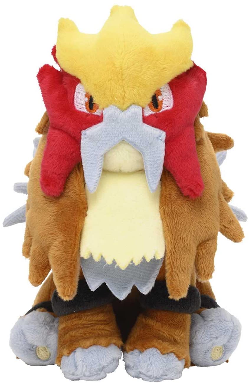 Pokemon 5 Inch Sitting Cuties Plush - Entei