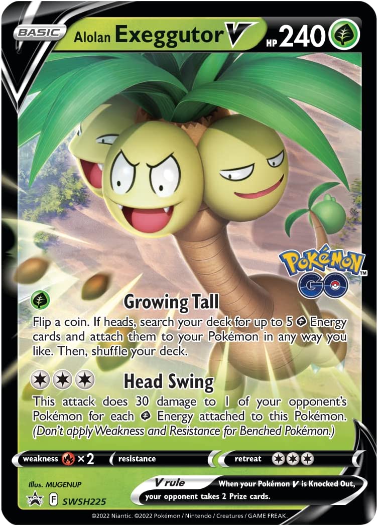 Pokemon TCG: V Box Case - Pokemon Go Alolan Exeggutor (Case of 6)