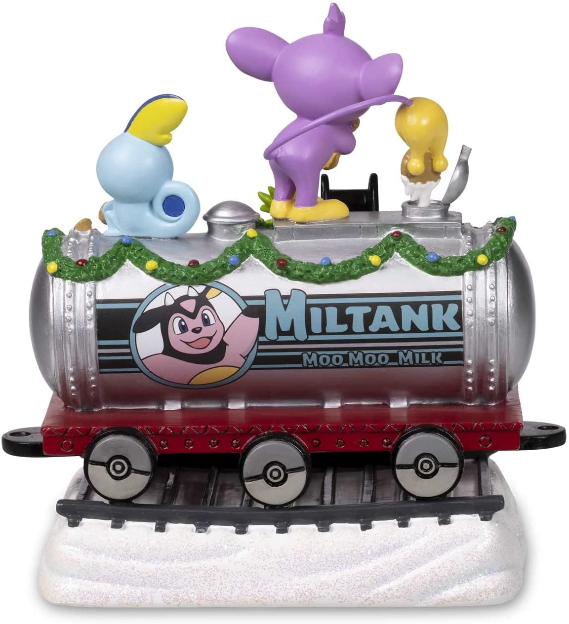 Pokemon Delibird Holiday Express Figure - Moomoo Milk & Cookies Tank Car