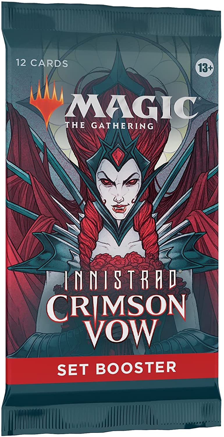 Magic: The Gathering Set Booster Pack Lot - Innistrad: Crimson Vow - 3 Packs