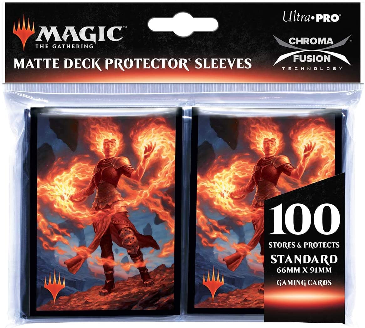 Ultra Pro 100ct Standard Card Sleeves - MTG Core 2020 Chandra, Awakened Inferno