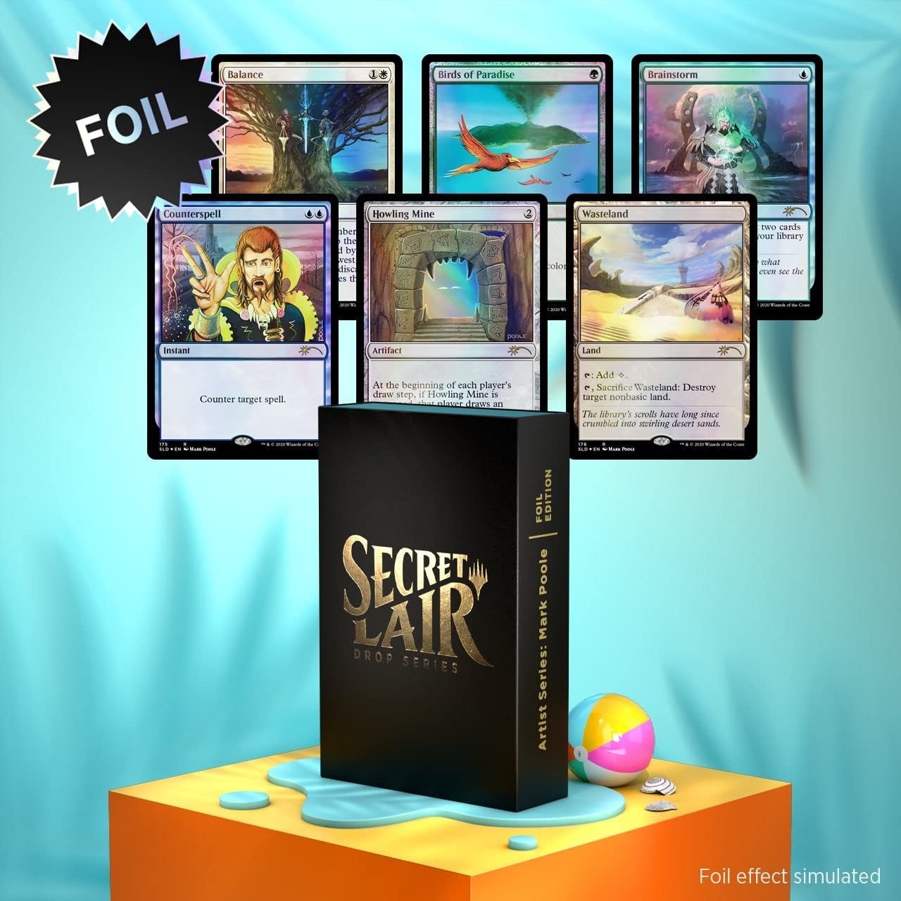 Magic: The Gathering Secret Lair - Premium Foil Edition - Artist Series: Mark Poole