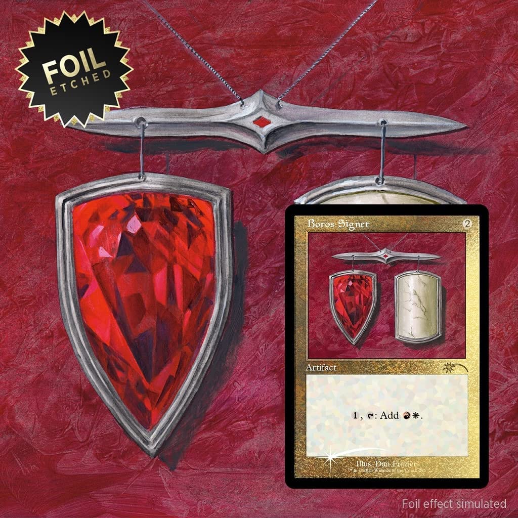 Magic: The Gathering Secret Lair - Etched Foil Edition - Dan Frazier is Back: Enemy Signets