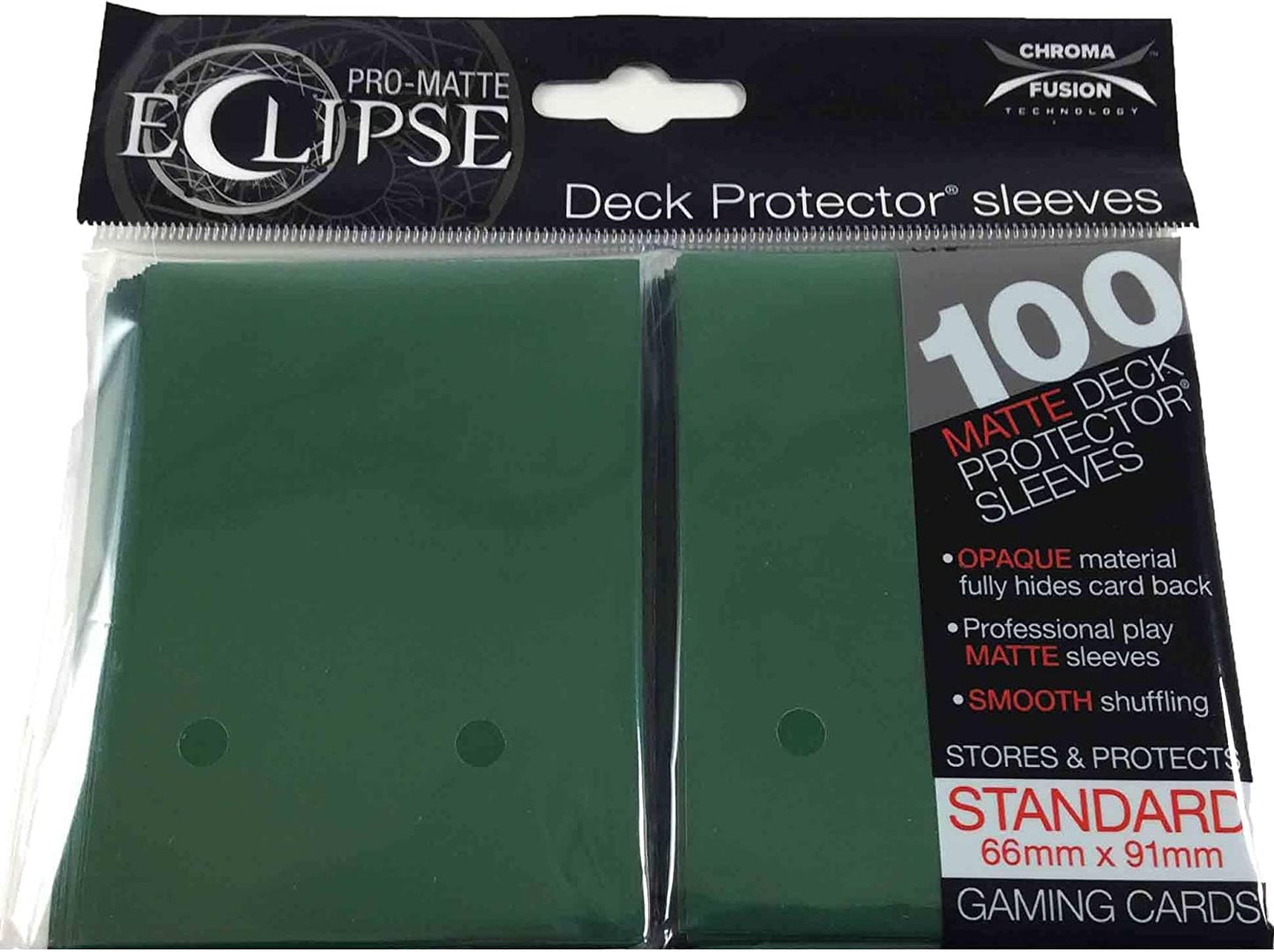 Ultra Pro 100ct Standard Eclipse Deck Protectors - Forest Green