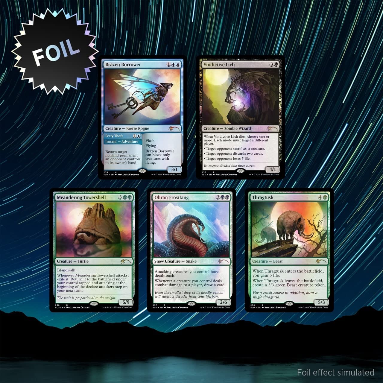 Magic: The Gathering Secret Lair - Premium Foil Edition - Math is for Blockers