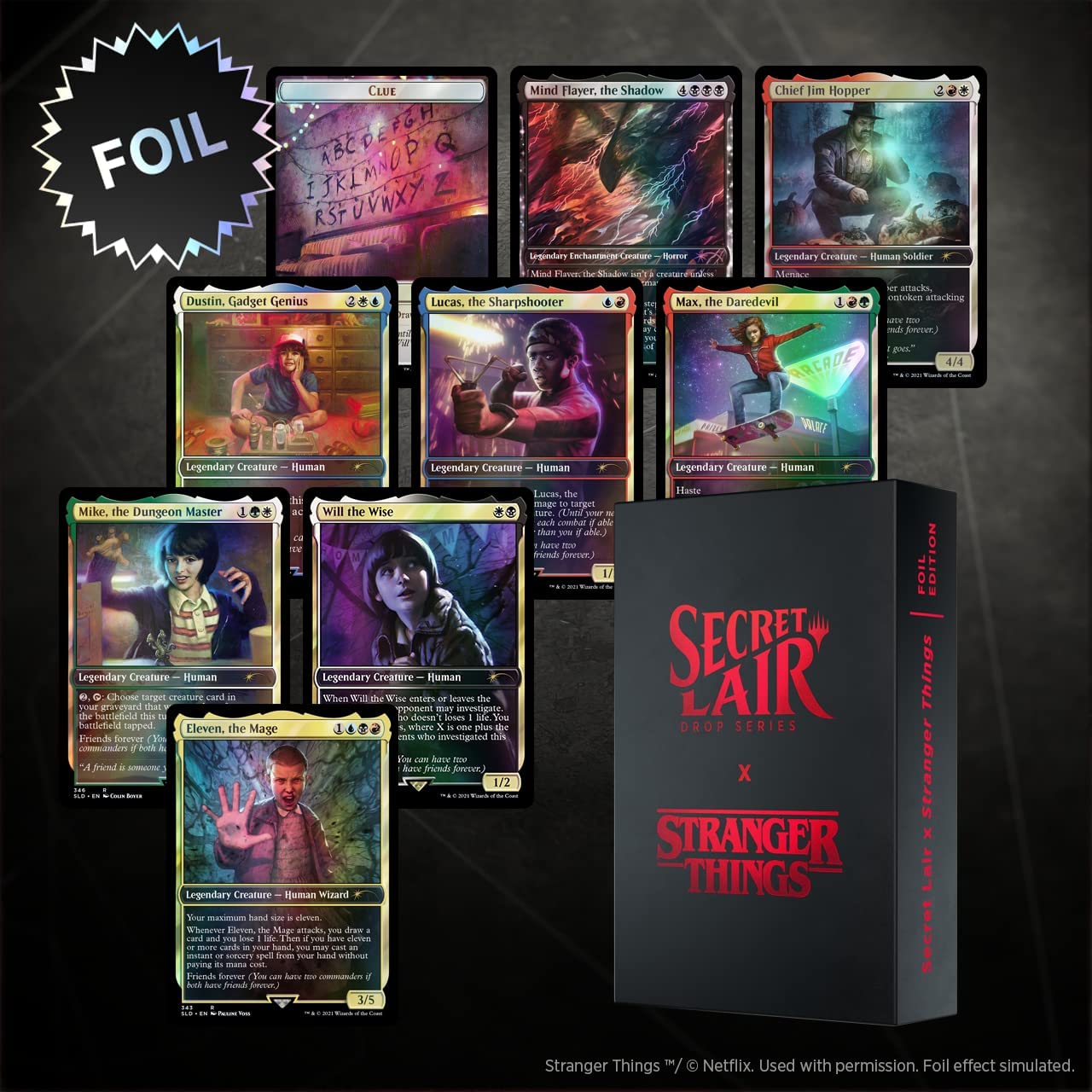 Magic: The Gathering Secret Lair - Premium Foil Edition - MTG x Stranger Things