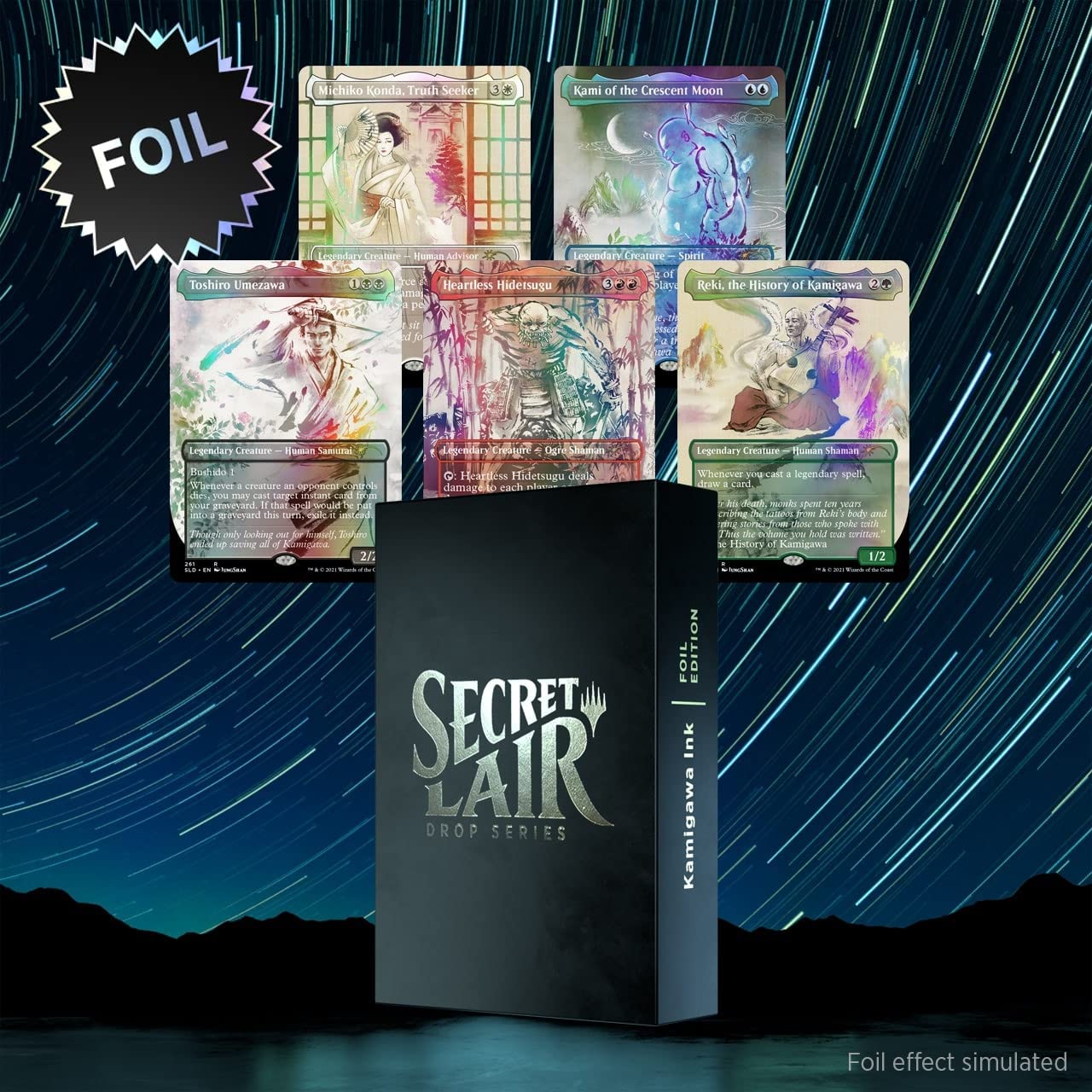 Magic: The Gathering Secret Lair - Premium Foil Edition - Kamigawa Ink