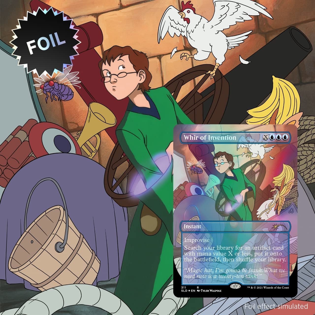 Magic: The Gathering Secret Lair - Premium Foil Edition - Saturday Morning DND