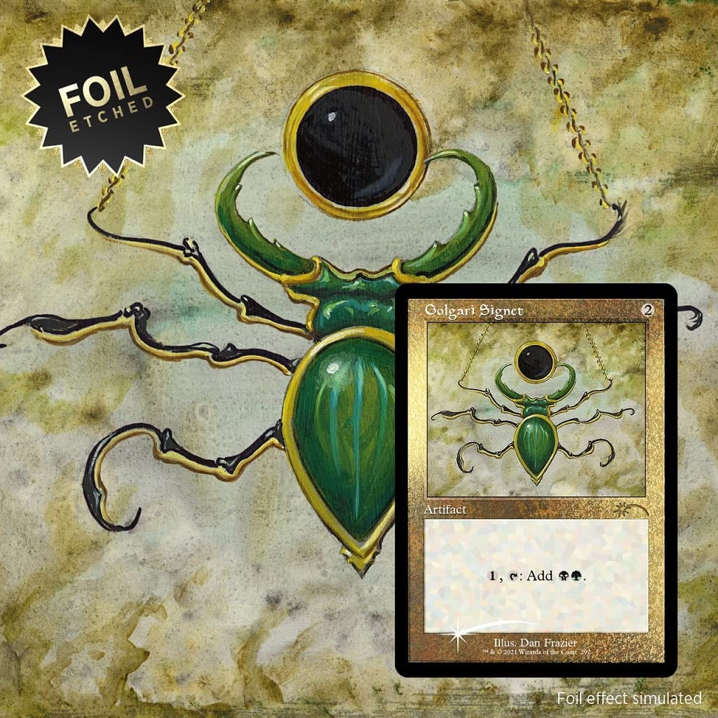 Magic: The Gathering Secret Lair - Etched Foil Edition - Dan Frazier is Back: Enemy Signets
