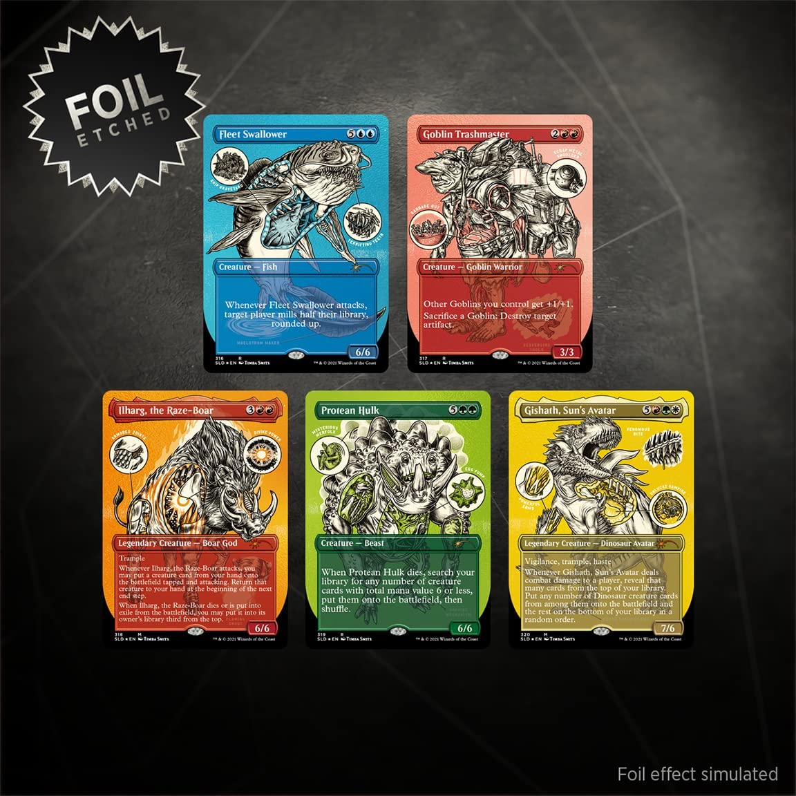 Magic: The Gathering Secret Lair - Etched Foil Edition - Monster Anatomy 101
