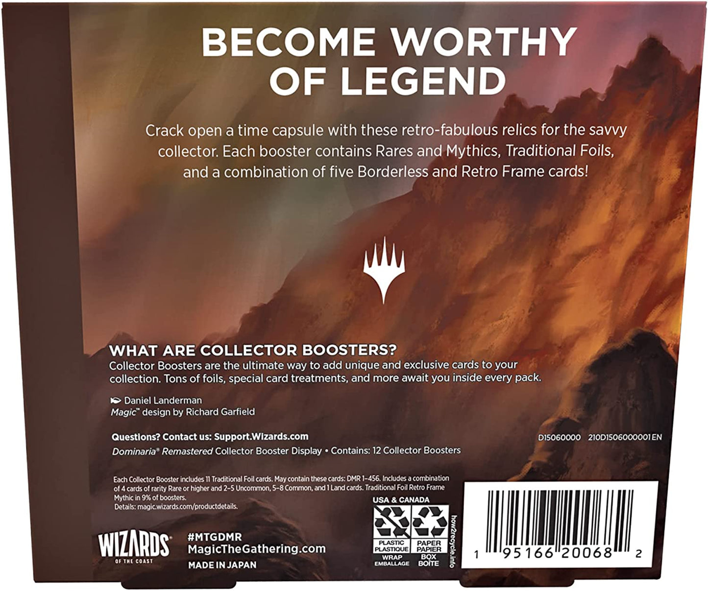 Magic: The Gathering Collector Booster Box Case - Dominaria Remastered (Case of 6)