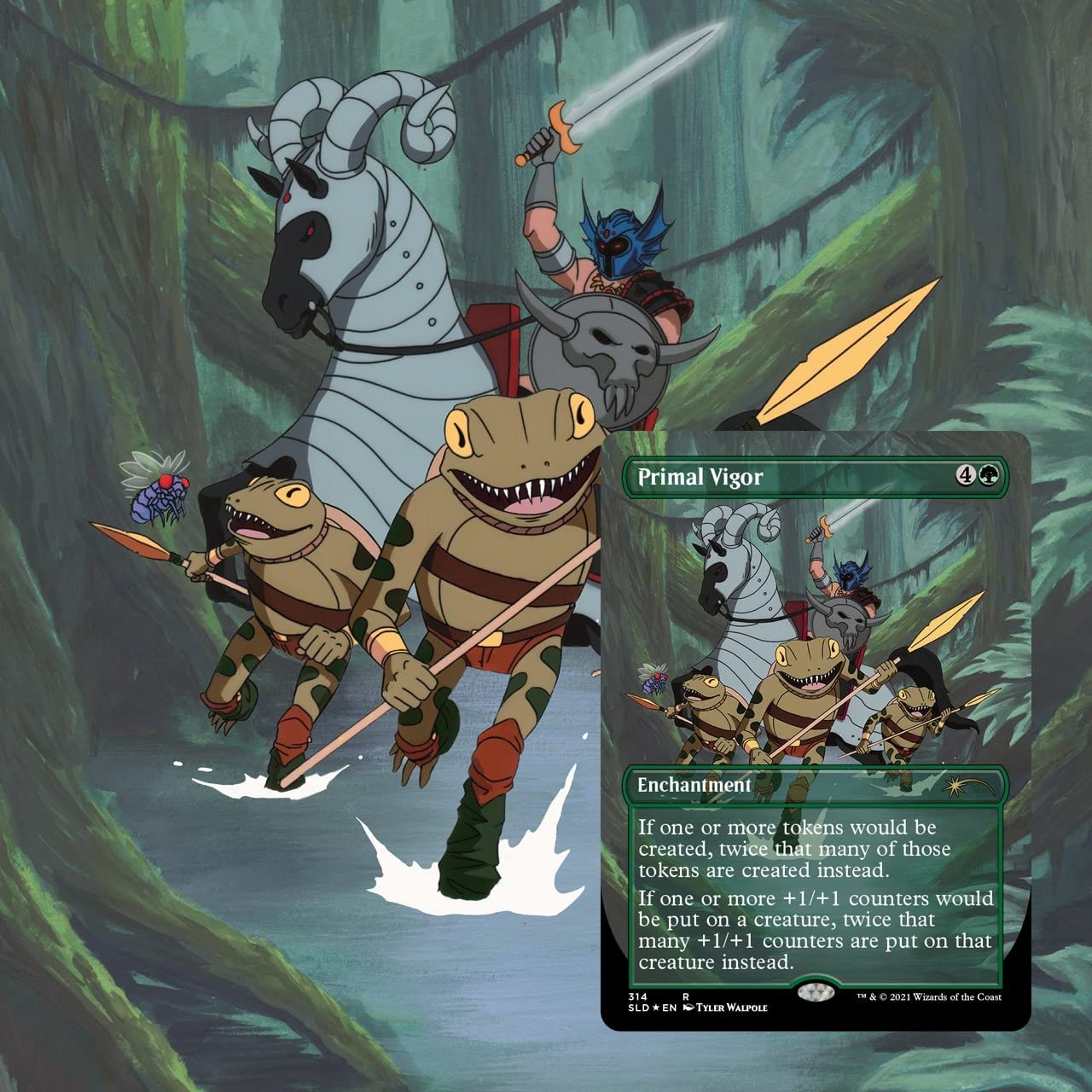 Magic: The Gathering Secret Lair - Non-Foil Edition - Saturday Morning DND