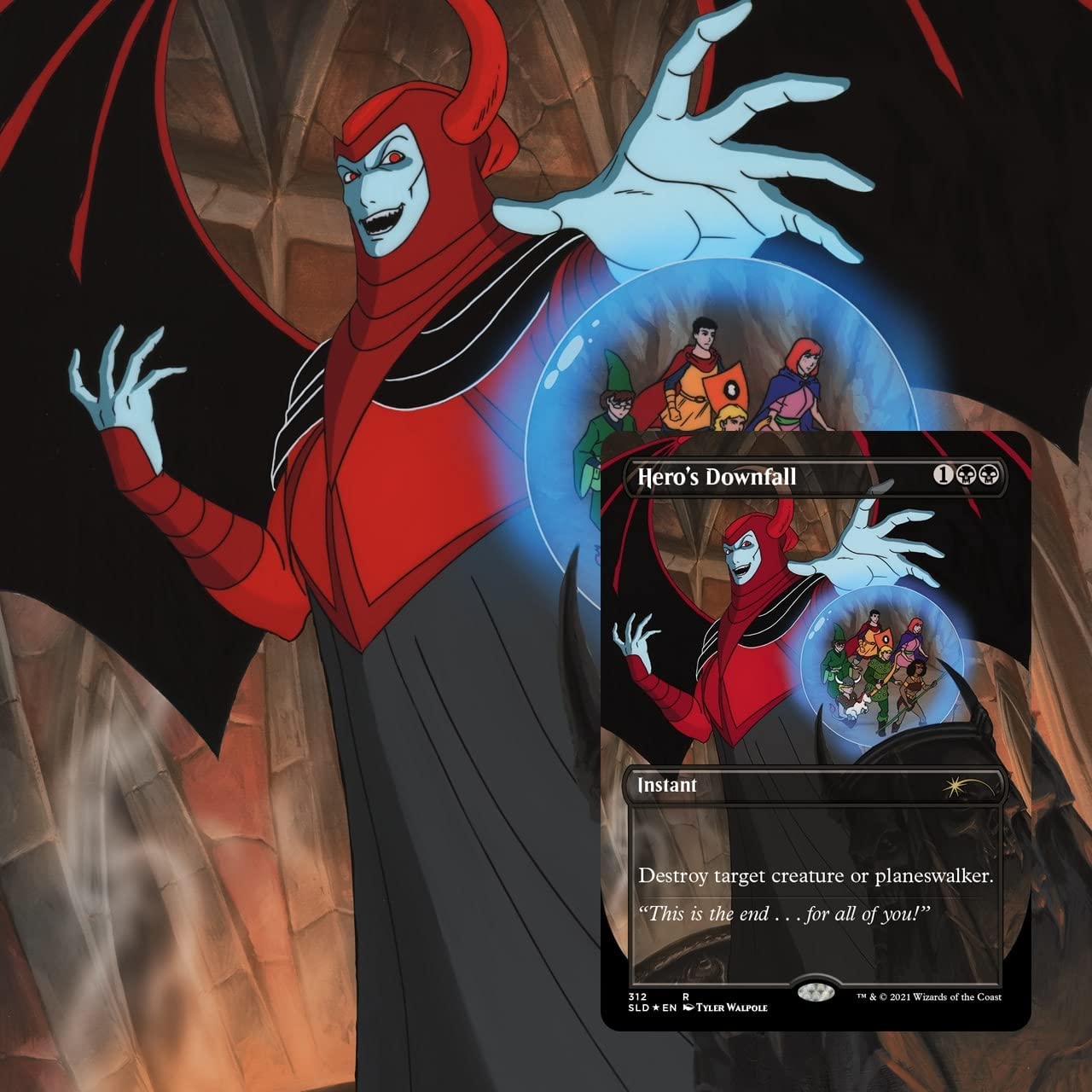 Magic: The Gathering Secret Lair - Non-Foil Edition - Saturday Morning DND