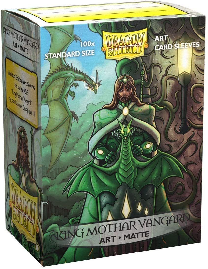 Dragon Shield 100ct Standard Card Sleeves: Coat of Arms - Matte King Mothar Vanguard