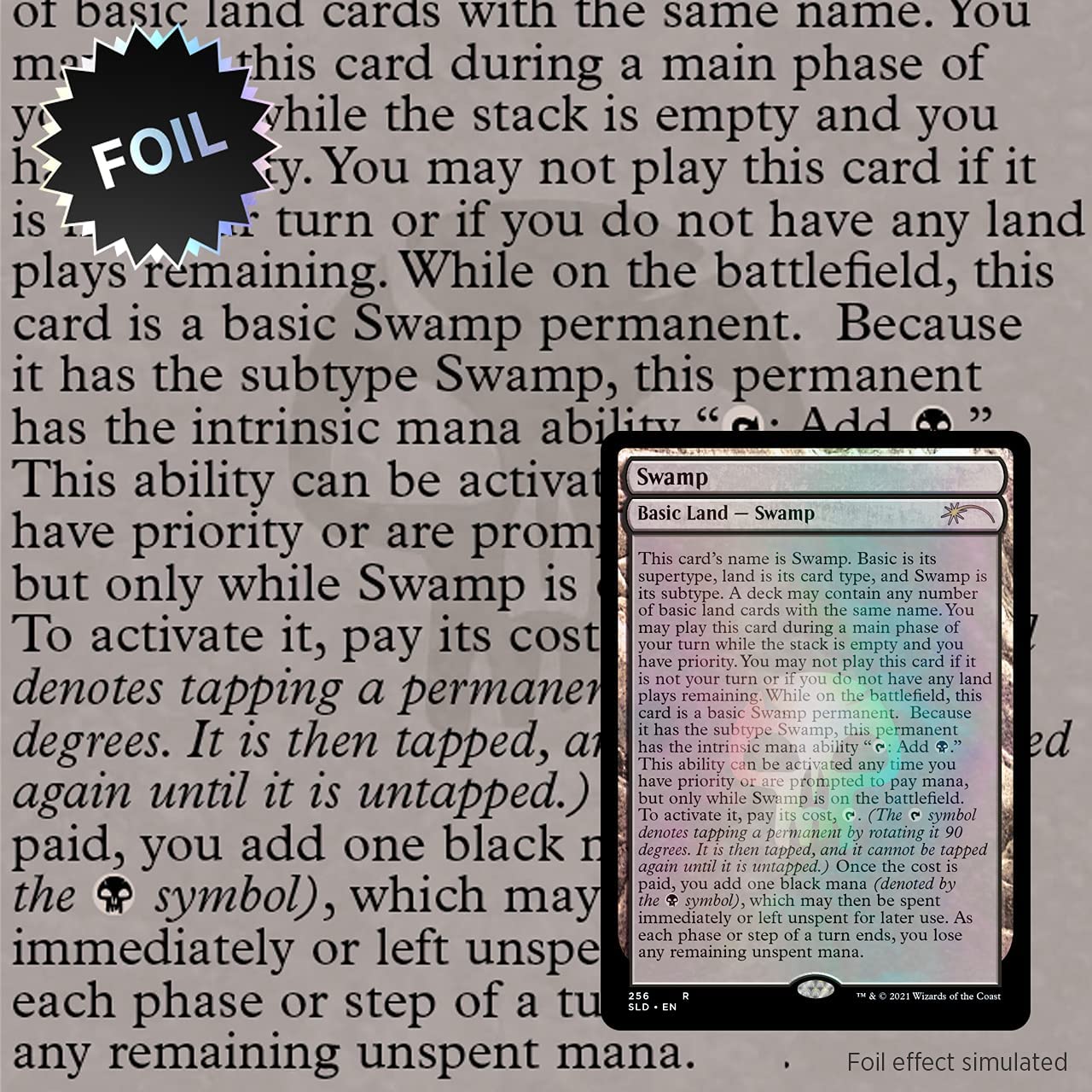 Magic: The Gathering Secret Lair - Premium Foil Edition - Full Text Lands