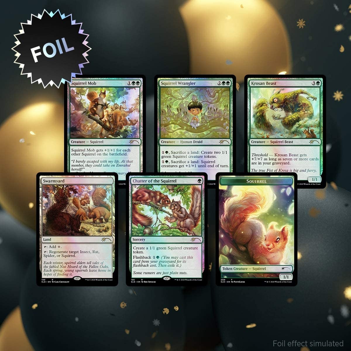Magic: The Gathering Secret Lair - Premium Foil Edition - We Hope You Like Squirrels