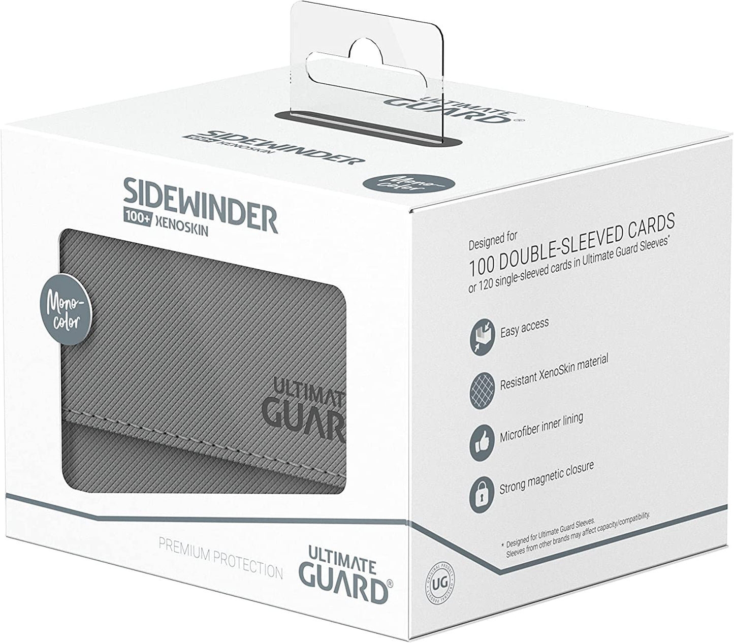 Ultimate Guard 100+ Sidewinder Deck Case - Monocolor Grey