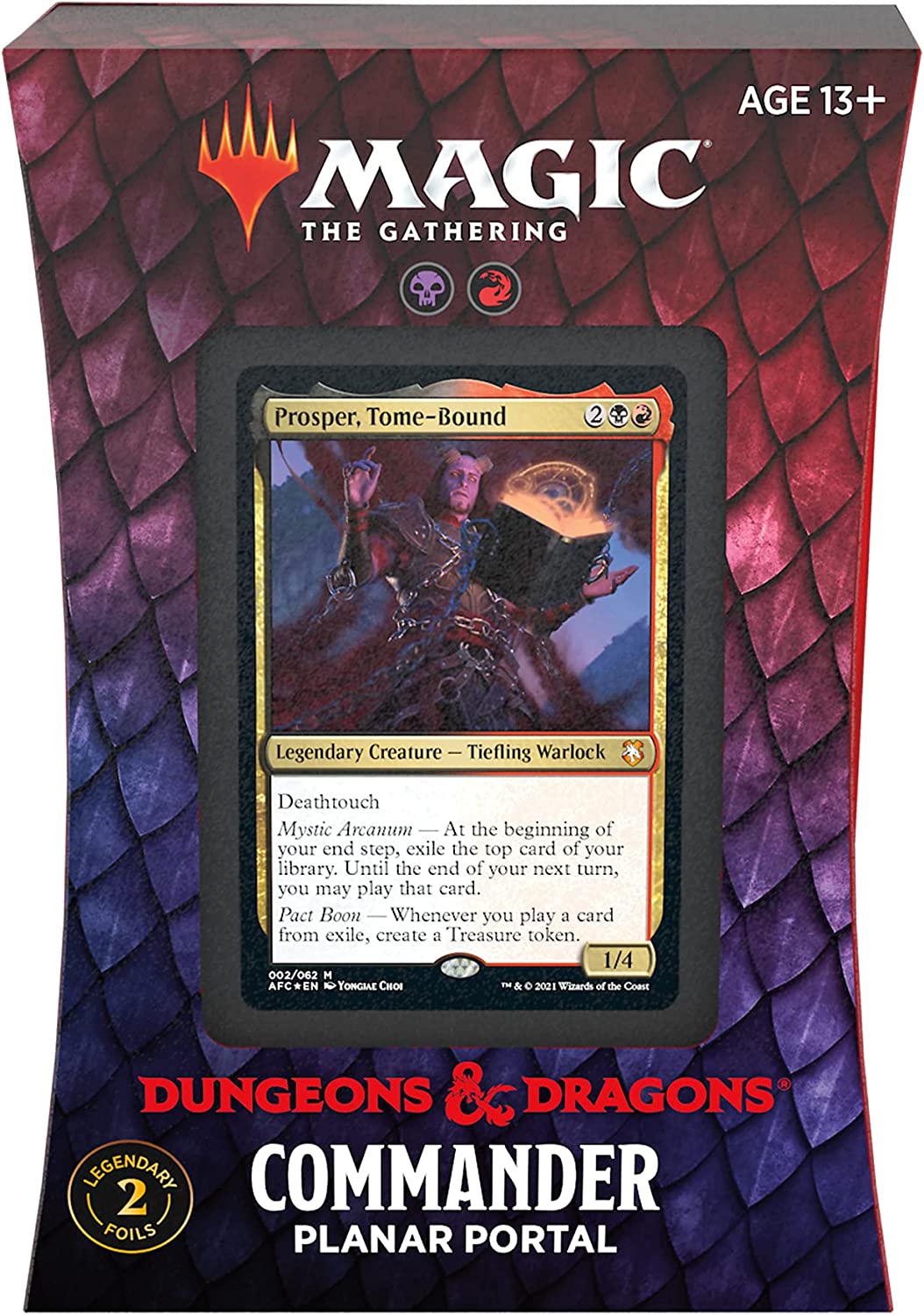 Magic: The Gathering Commander Deck Case - Adventures in The Forgotten Realms: All 4 Decks