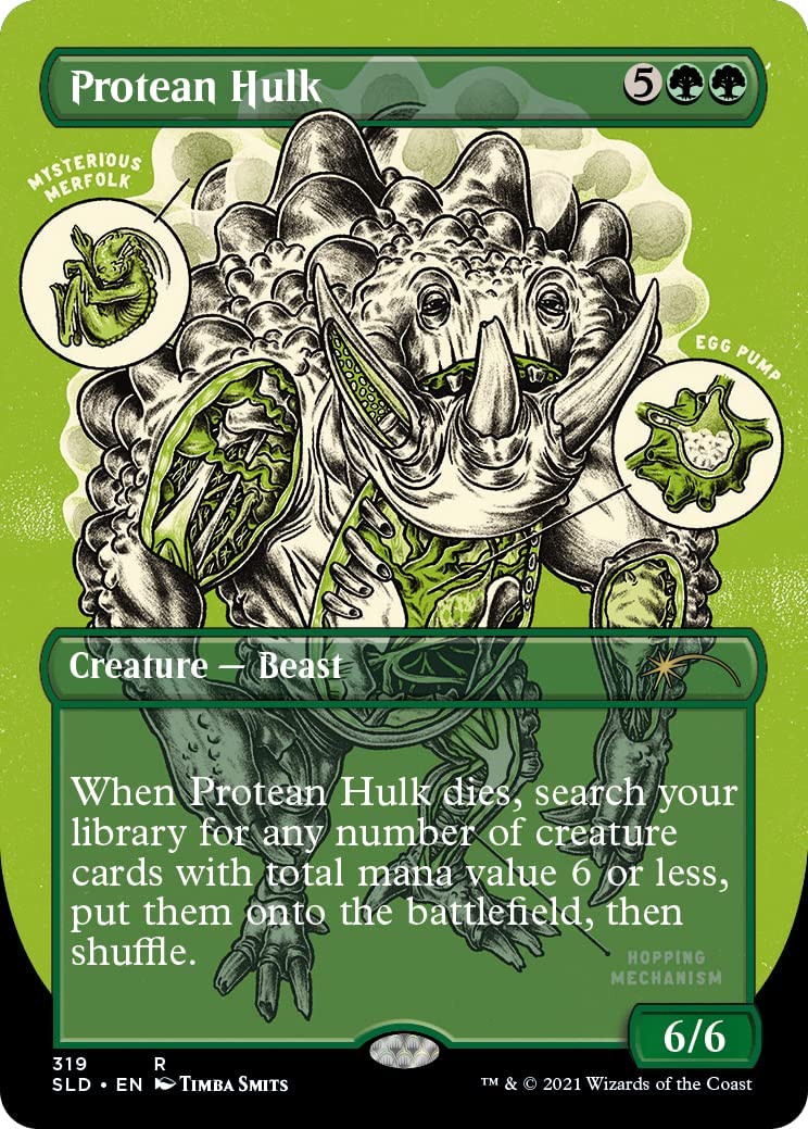 Magic: The Gathering Secret Lair - Non-Foil Edition - Monster Anatomy 101