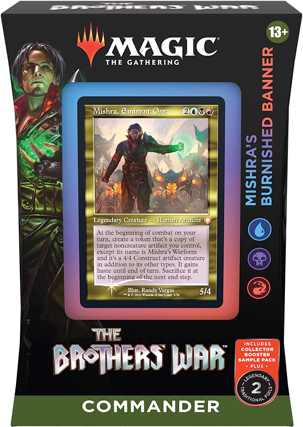 Magic: The Gathering Commander Deck -The Brothers' War Mishra's Burnis – Collectors Emporium NY