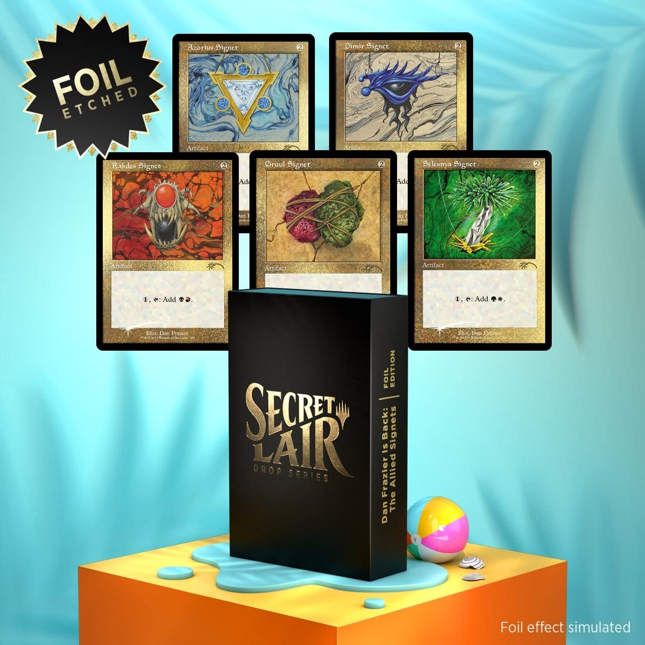 Magic: The Gathering Secret Lair - Etched Foil Edition - Dan Frazier is Back: Allied Signets