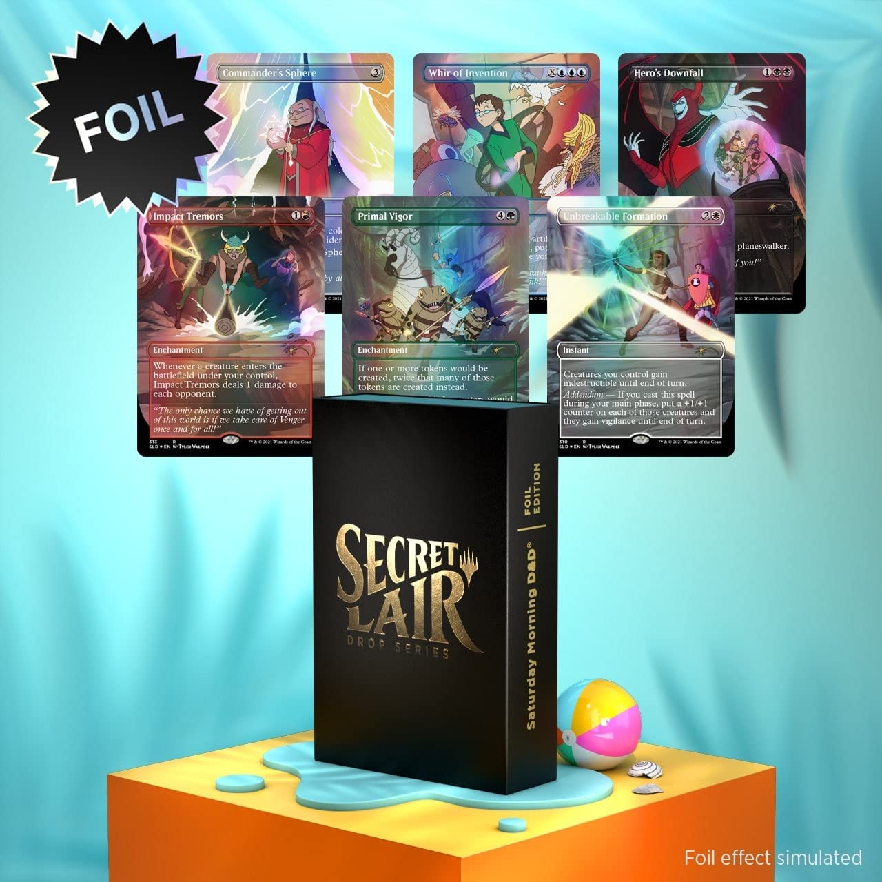 Magic: The Gathering Secret Lair - Premium Foil Edition - Saturday Morning DND