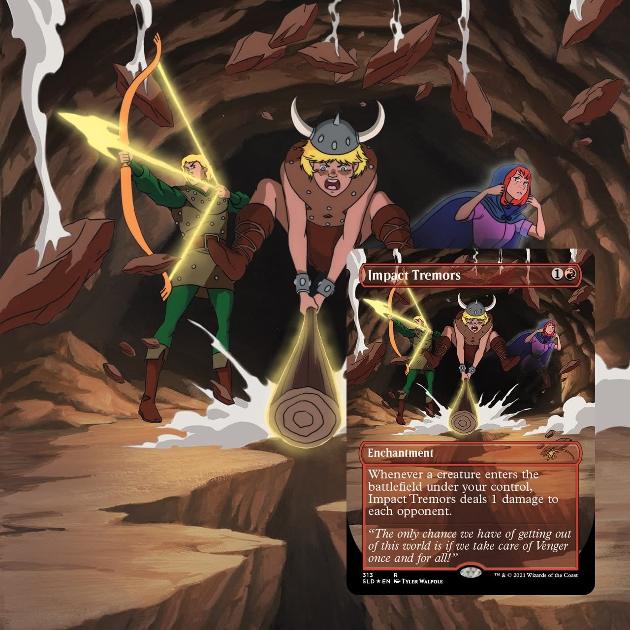 Magic: The Gathering Secret Lair - Non-Foil Edition - Saturday Morning DND