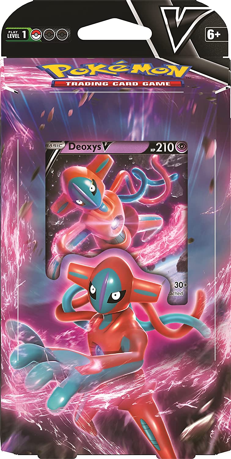 Pokemon TCG: V Battle Deck Display - Zeraora & Deoxys (Display of 8)