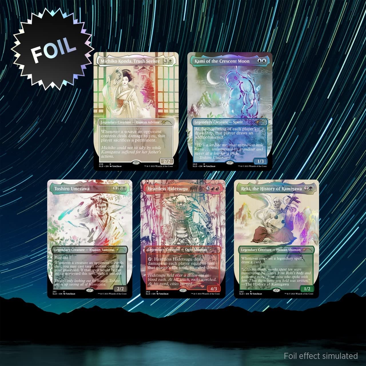 Magic: The Gathering Secret Lair - Premium Foil Edition - Kamigawa Ink