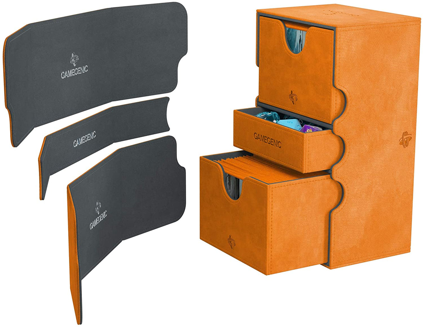 Gamegenic 200+ Stronghold Convertible Deck Box - Orange