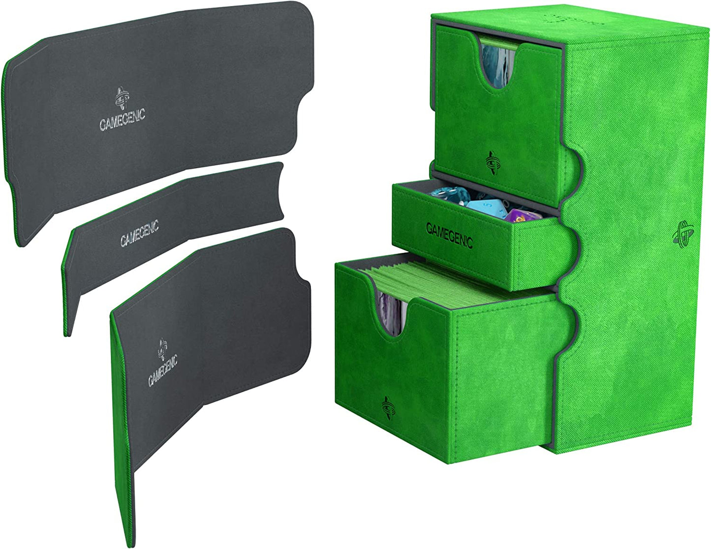 Gamegenic 200+ Stronghold Convertible Deck Box - Green