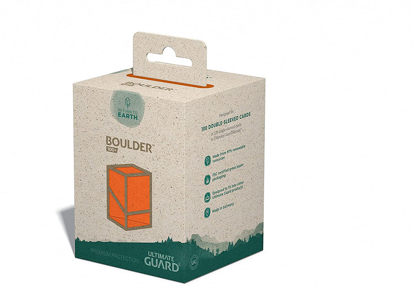 Ultimate Guard 100+ Boulder Deck Case - Return to Earth - Orange