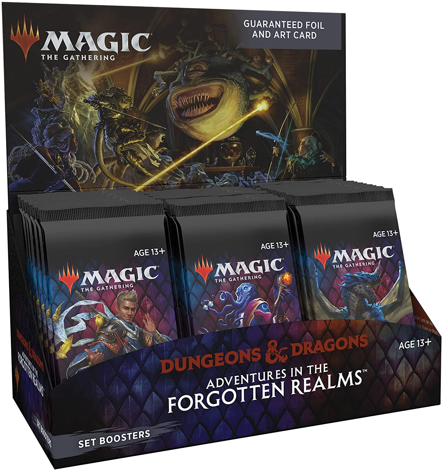 Magic: The Gathering Set Booster Box Case - Adventures in The Forgotten Realms (Case of 6)