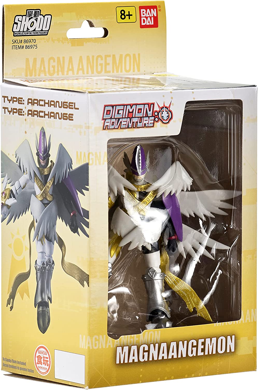 Bandai 4 Inch Shodo Action Figure - Magna Angemon