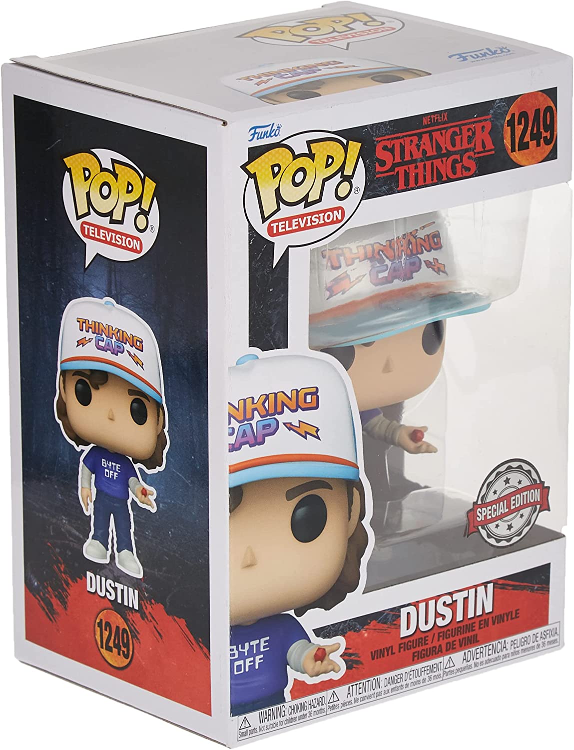 Funko Pop! Television: Stranger Things - Dustin #1249 (GameStop Exclusive)