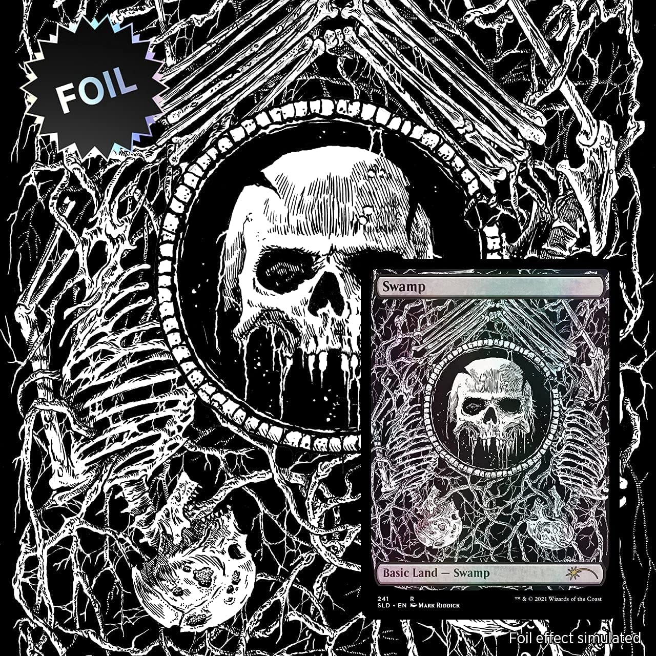 Magic: The Gathering Secret Lair - Premium Foil Edition - Unfathomable Crushing Brutality of Basic Lands