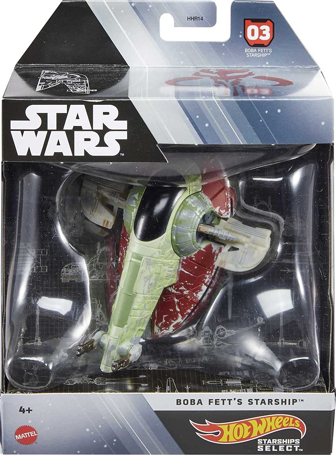 Hot Wheels Premium Replica - Star Wars Starships Select - Boba Fett's Starship