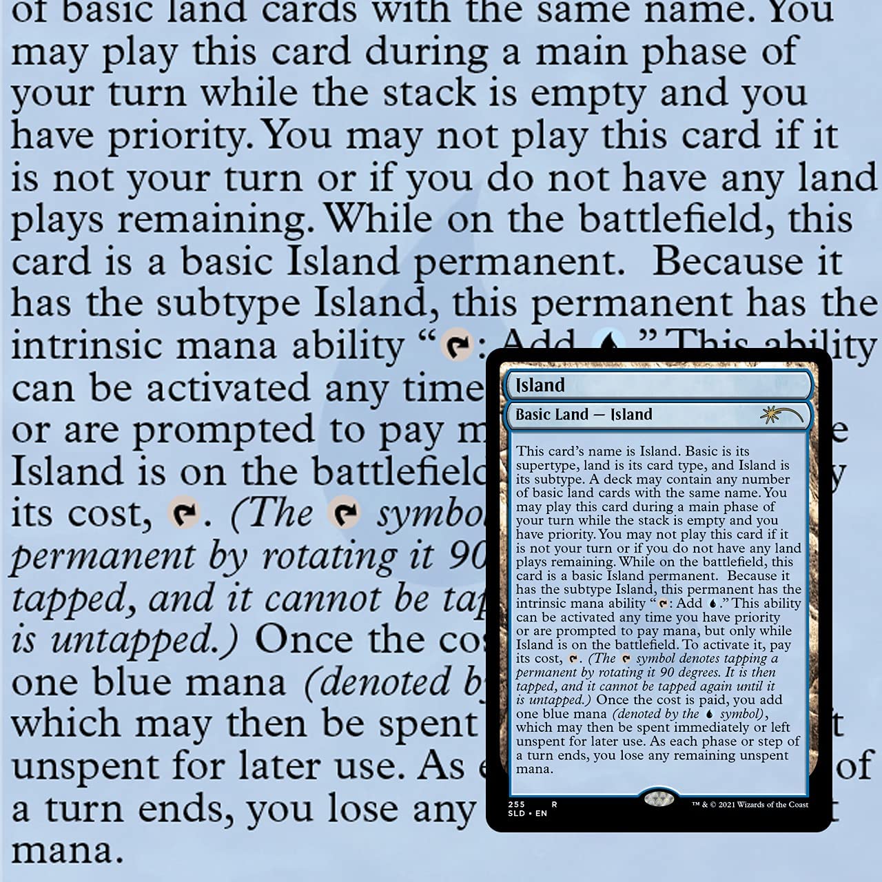 Magic: The Gathering Secret Lair - Non-Foil Edition - Full Text Lands