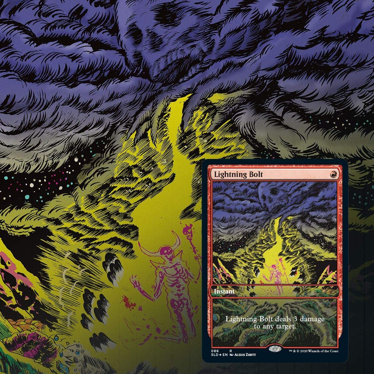 Magic: The Gathering Secret Lair - Non-Foil Edition - Mountain, Go