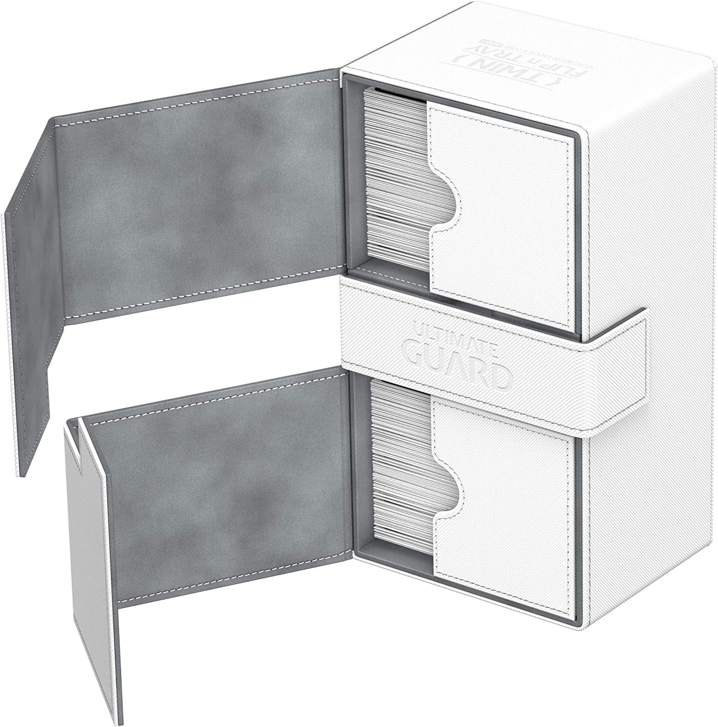 Ultimate Guard 200+ Twin Flip n Tray Deck Case - White